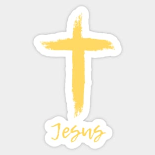 Jesus Cross Sticker